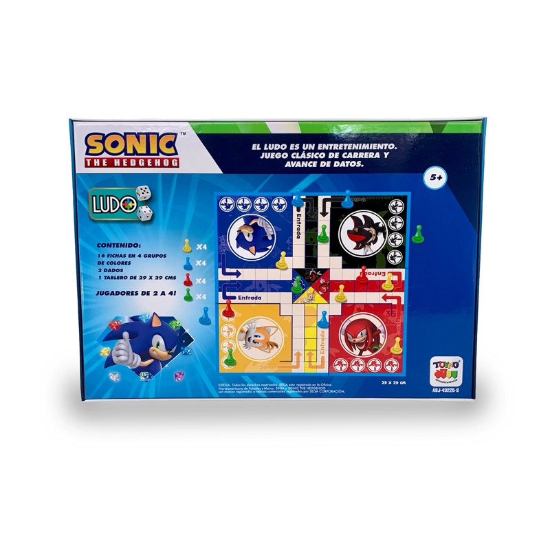 JUEGO DE MESA LUDO - SONIC - 5