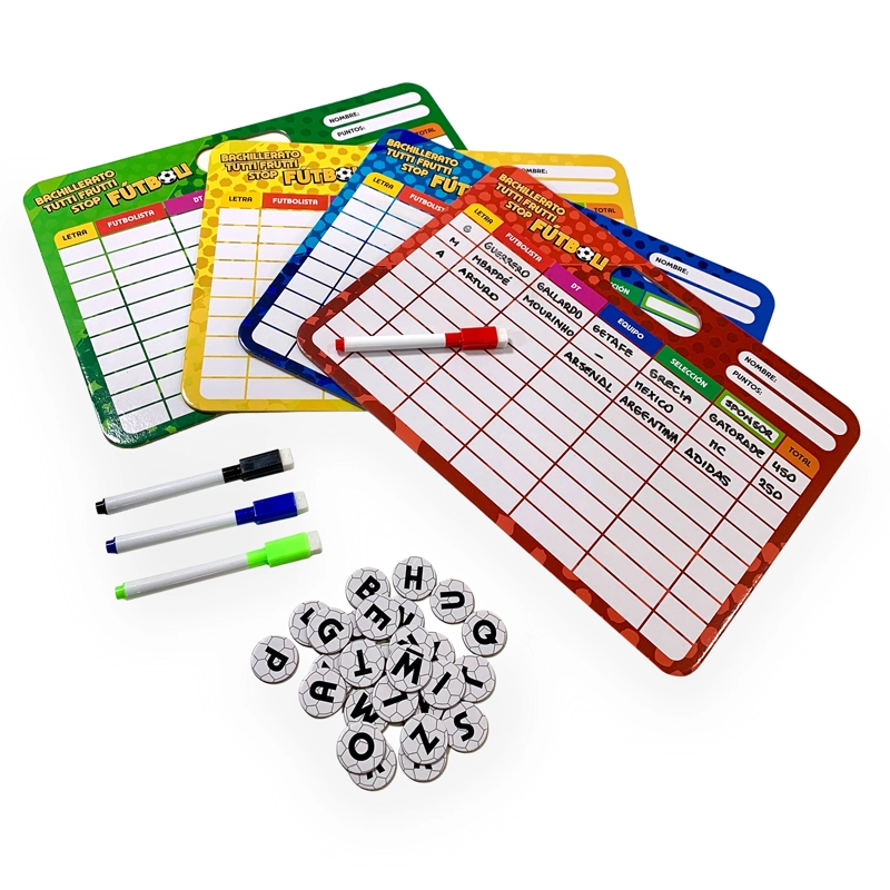 JUEGO DE MESA BACHILLERATO TUTTI FRUTTI FUTBOL TOYNG - 6
