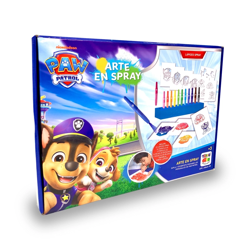 JUEGO EDUCATIVO KIT DE ARTE EN SPRAY - PAW PATROL - 1