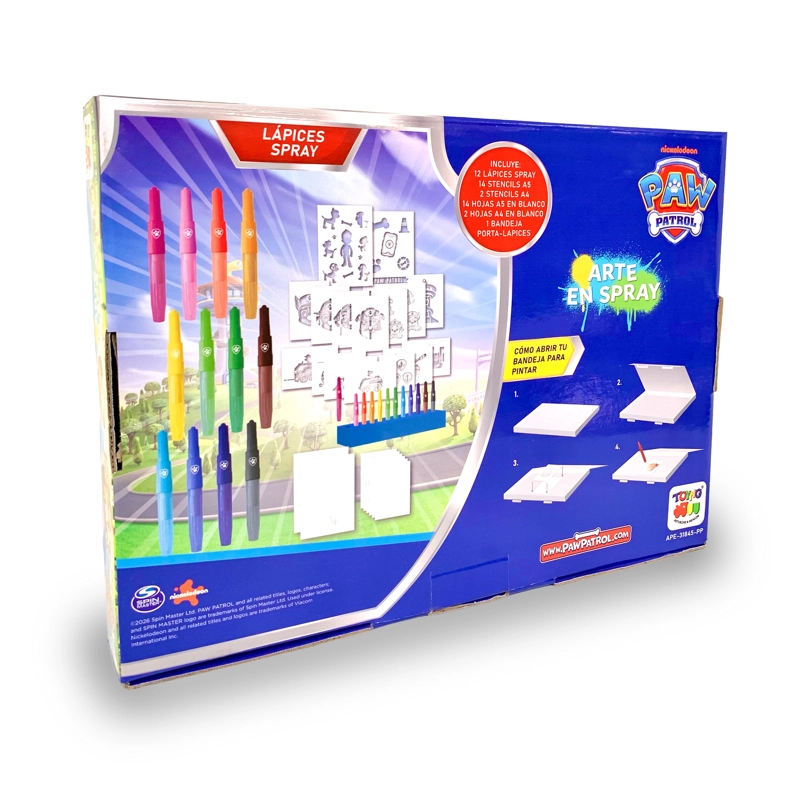 JUEGO EDUCATIVO KIT DE ARTE EN SPRAY - PAW PATROL - 2