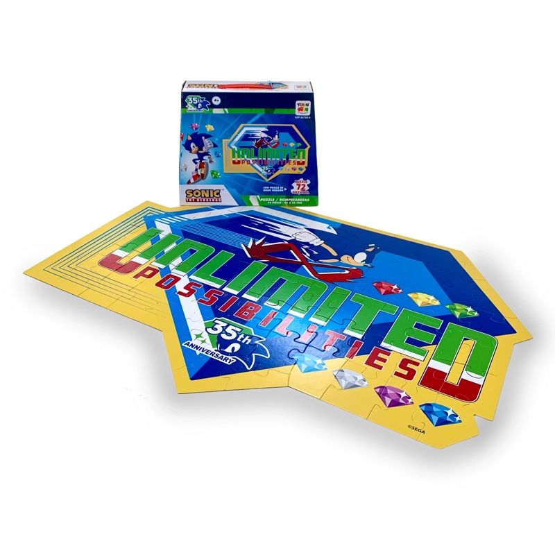 PUZZLE DE PISO 72 PIEZAS - SONIC - 1