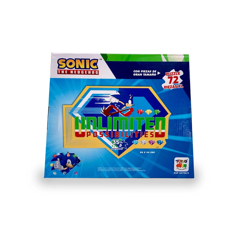 PUZZLE DE PISO 72 PIEZAS - SONIC - 3