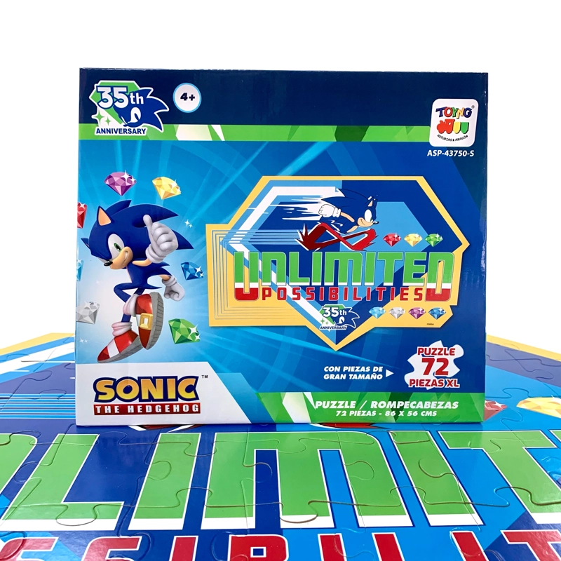 PUZZLE DE PISO 72 PIEZAS - SONIC - 4