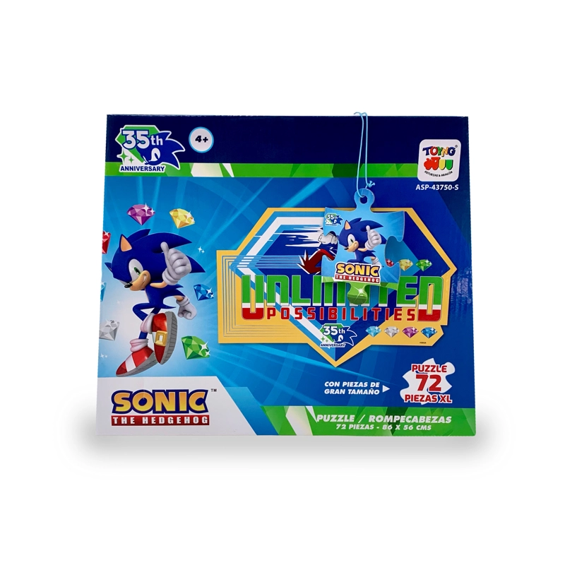 PUZZLE DE PISO 72 PIEZAS - SONIC - 5