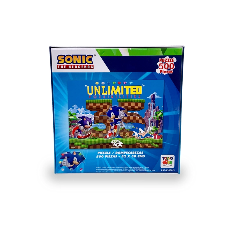 PUZZLE 500 PIEZAS - SONIC - 5