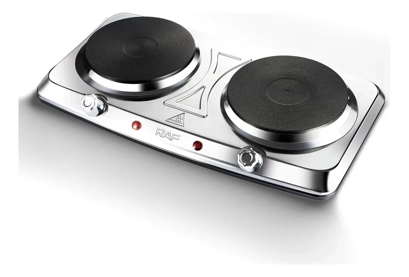 COCINA ELECTRICA 2 PLATOS ESPIRAL PORTATIL ENCIMERA - 4