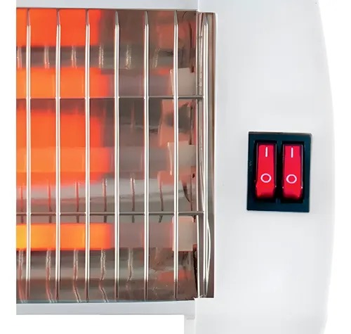 Estufa Eléctrica 1200W con 3 Niveles de Potencia - 3