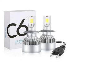 KIT TURBO DE FOCO LED H7 3800LM 36W LUZ BLANCA - 1