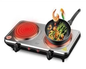 COCINA ELÉCTRICA 2 PLATO COCINILLA ENCIMERA