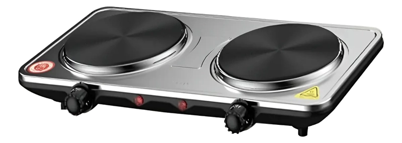 COCINA ENCIMERA ELÉCTRICA IRM 2 PLATOS SOKANY ESPIRAL COCINILLA - 1