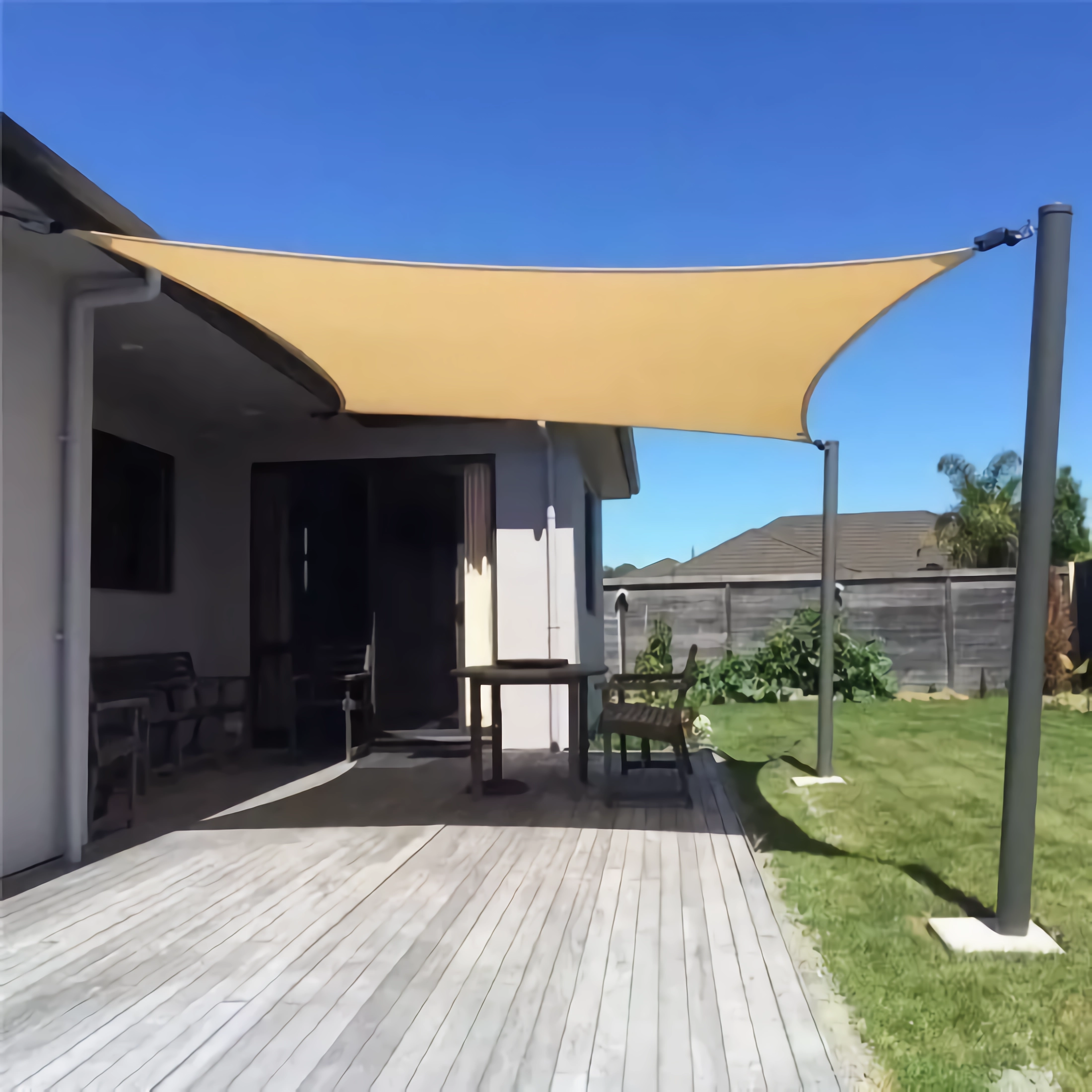TOLDO IRM MALLA SOMBREADORA VELA RECTANGULAR 4X3 HDPE BEIGE - 1