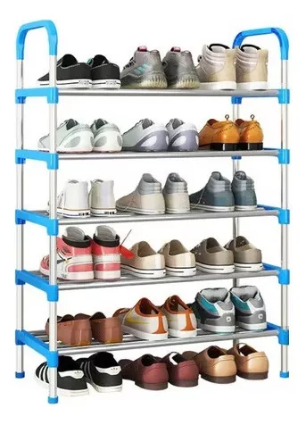 ORGANIZADOR IRM CLASICO METAL ZAPATOS 5 NIVELES MUEBLE ROPA BLANCO - 5
