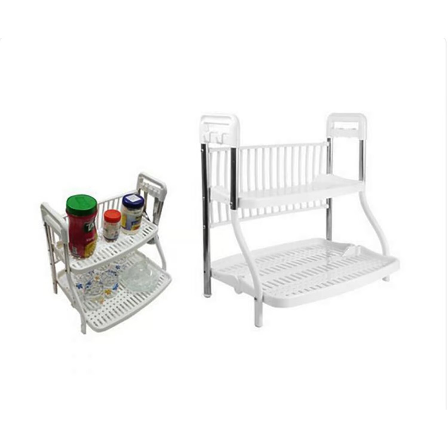 Irm Racks Ripley - RACK ESCURRIDOR IRM CLASICO METAL SECADOR LOZA 2 NIVELES BLANCO