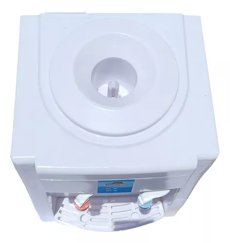 DISPENSADOR AGUA NATURAL Y CALIENTE SOBREMESA ESCRITORIO OFICINA COLOR BLANCO - 5