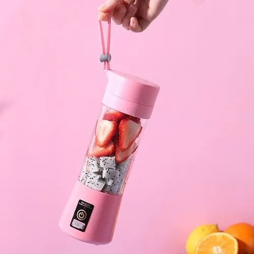 BATIDORA LICUADORA JUGUERA PORTÁTIL USB RECARGABLE 380 ML – COLORES SURTIDOS - 3