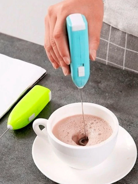 MINI BATIDOR ESPUMADOR DE EN COLOR CAFE Y LECHE – PORTÁTIL ELÉCTRICO - 1