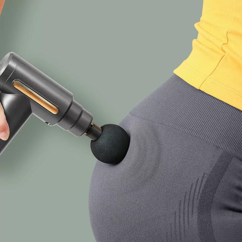 MASAJEADORA MUSCULAR ELÉCTRICA MINI PISTOLA 6 VELOCIDADES USB-C - 4