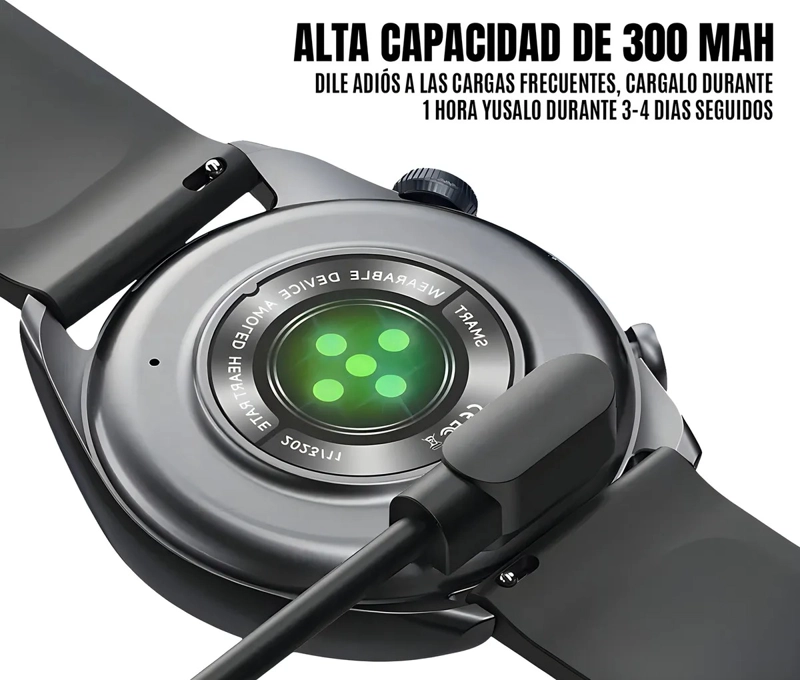 Smartwatch VIDVIE SW1617 Pantalla AMOLED 1.43 Bluetooth Llamadas IP68 - 3