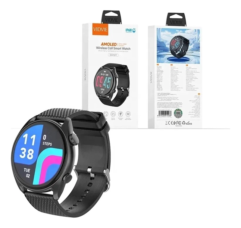Smartwatch VIDVIE SW1617 Pantalla AMOLED 1.43 Bluetooth Llamadas IP68 - 7
