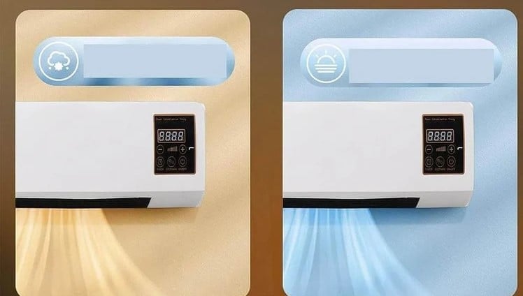 AIRE ACONDICIONADO PORTÁTIL SPLIT FRÍO CALOR 2 EN 1 1800W CON CONTROL REMOTO - 6