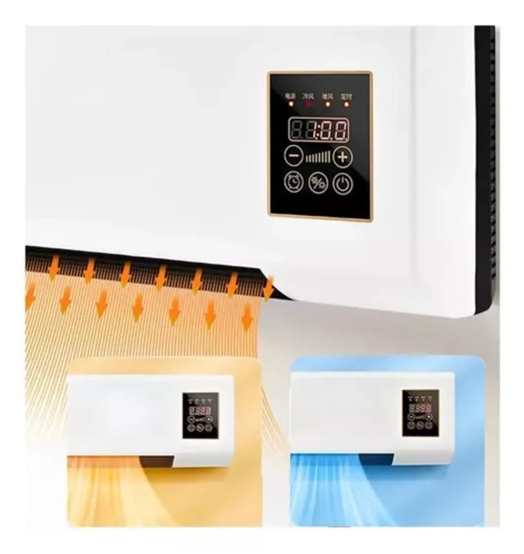 AIRE ACONDICIONADO PORTÁTIL SPLIT FRÍO CALOR 2 EN 1 1800W CON CONTROL REMOTO - 8