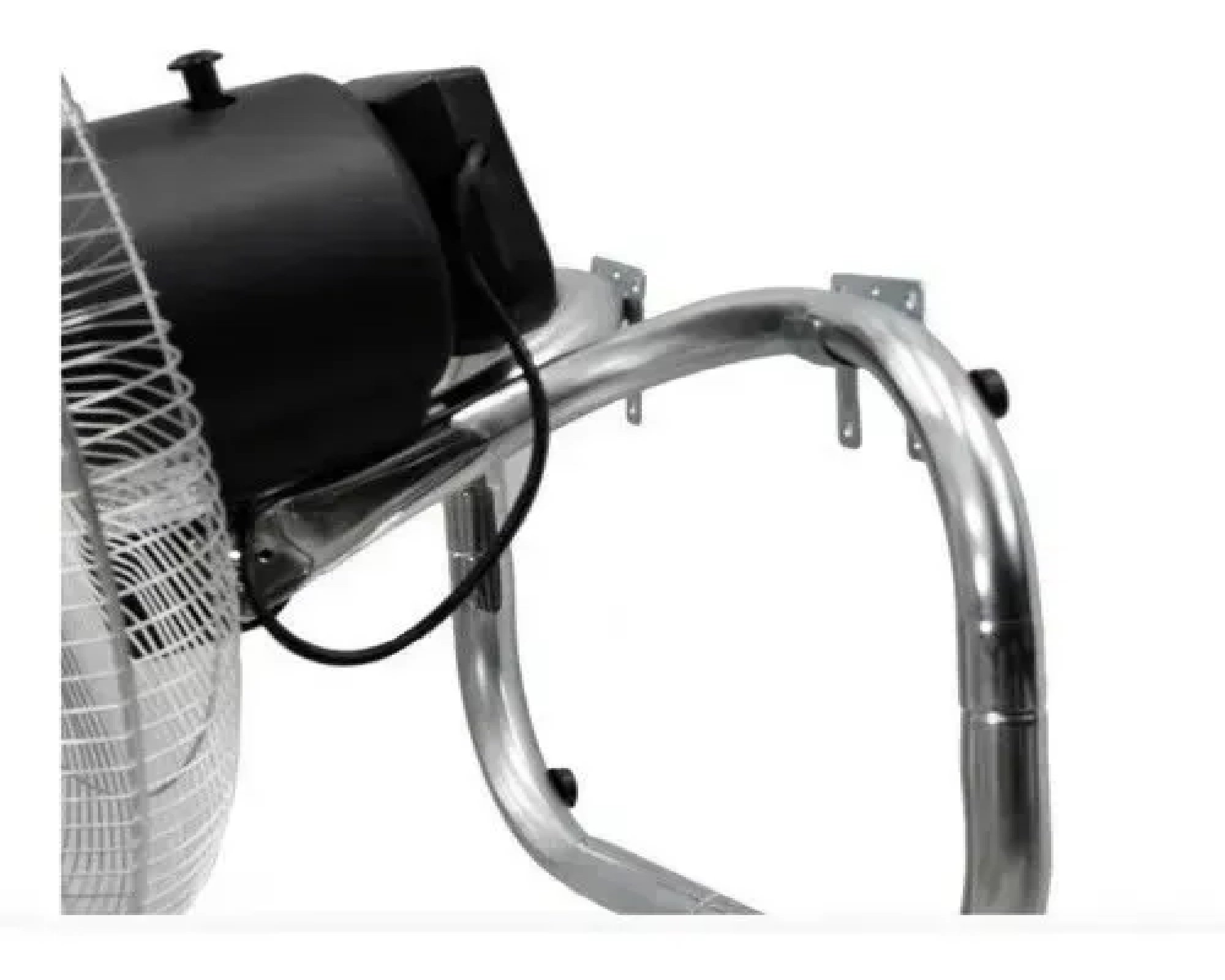 VENTILADOR DE PEDESTAL 18 PULGADAS 5 ASPAS METÁLICAS 60W ALTURA AJUSTABLE - 3
