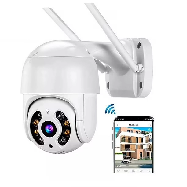 CAMARA IP WIFI 1080P GIRA 320 DOMO PTZ IMPERMEABLE HD BLANCO - 1