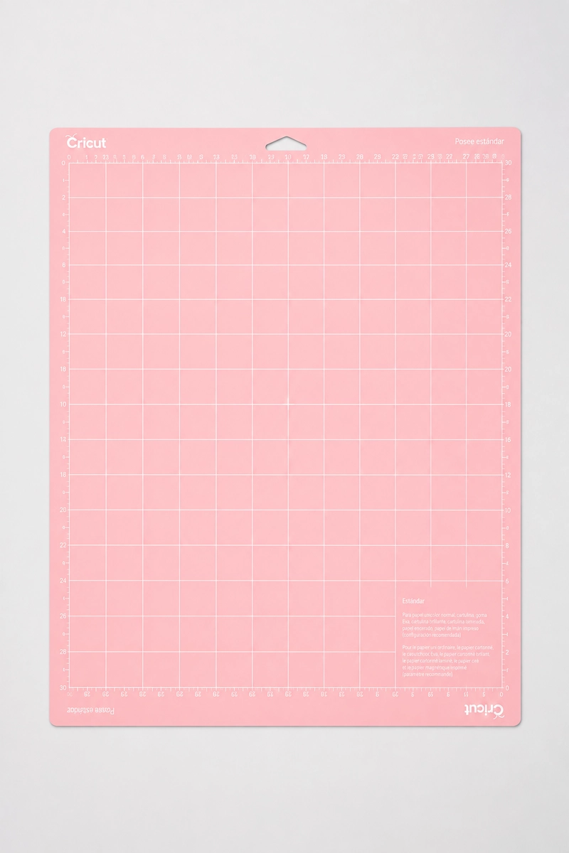 TAPETE DE CORTE PARA TELA 30 X 30CM ROSADO CRICUT - 4