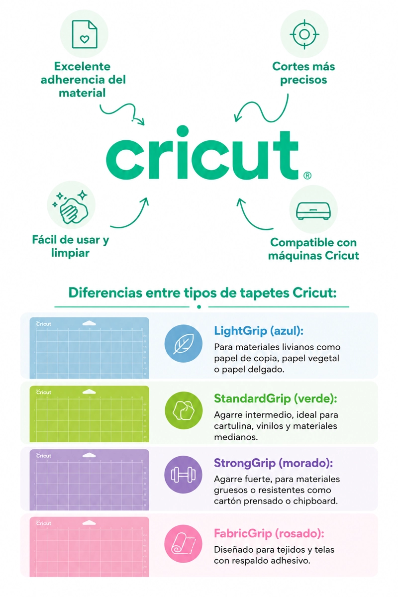 TAPETE DE CORTE STANDARD 30 X 30 CM CRICUT - 2