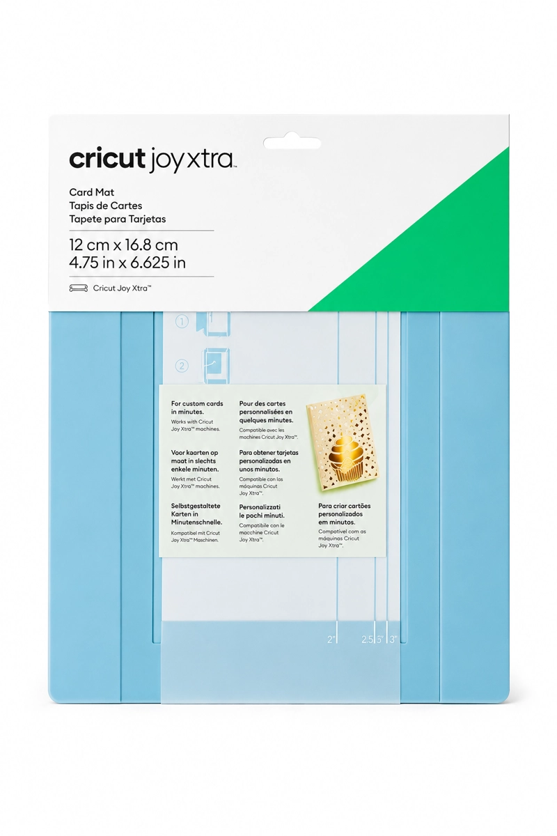 TAPETE DE CORTE CRICUT JOY 11,4CM X 15,8CM  CELESTE - 2