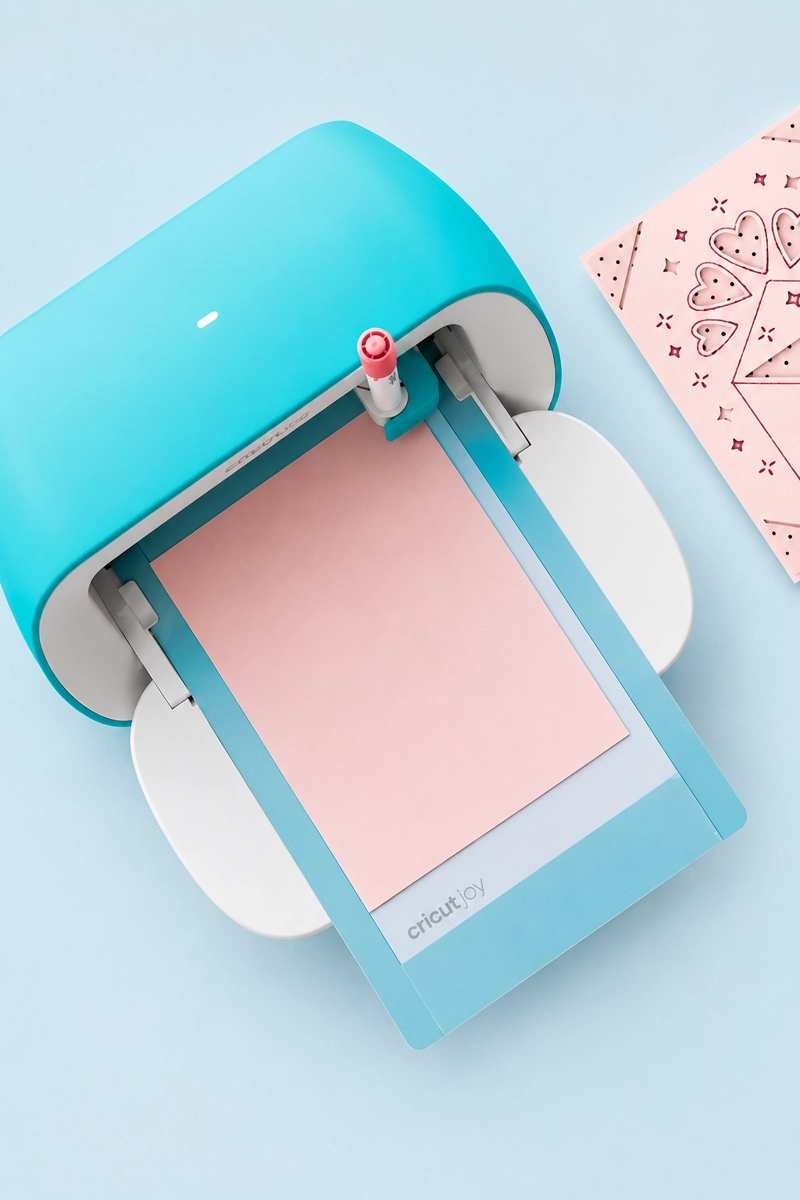 TAPETE DE CORTE CRICUT JOY 11,4CM X 15,8CM  CELESTE - 3