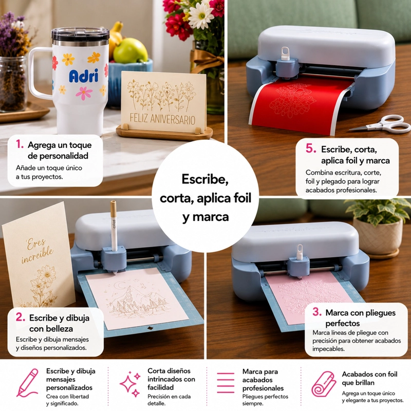 KIT PLOTTER DE CORTE CRICUT JOY 2 DELUXE CORAL - 9
