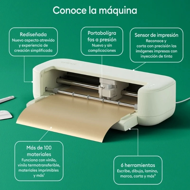KIT PLOTTER DE CORTE CRICUT EXPLORE 5 ESSENTIAL PERLA - 3
