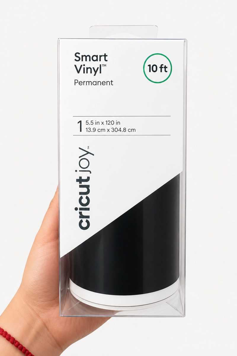 VINILO SMART CRICUT JOY NEGRO BRILLANTE - 1