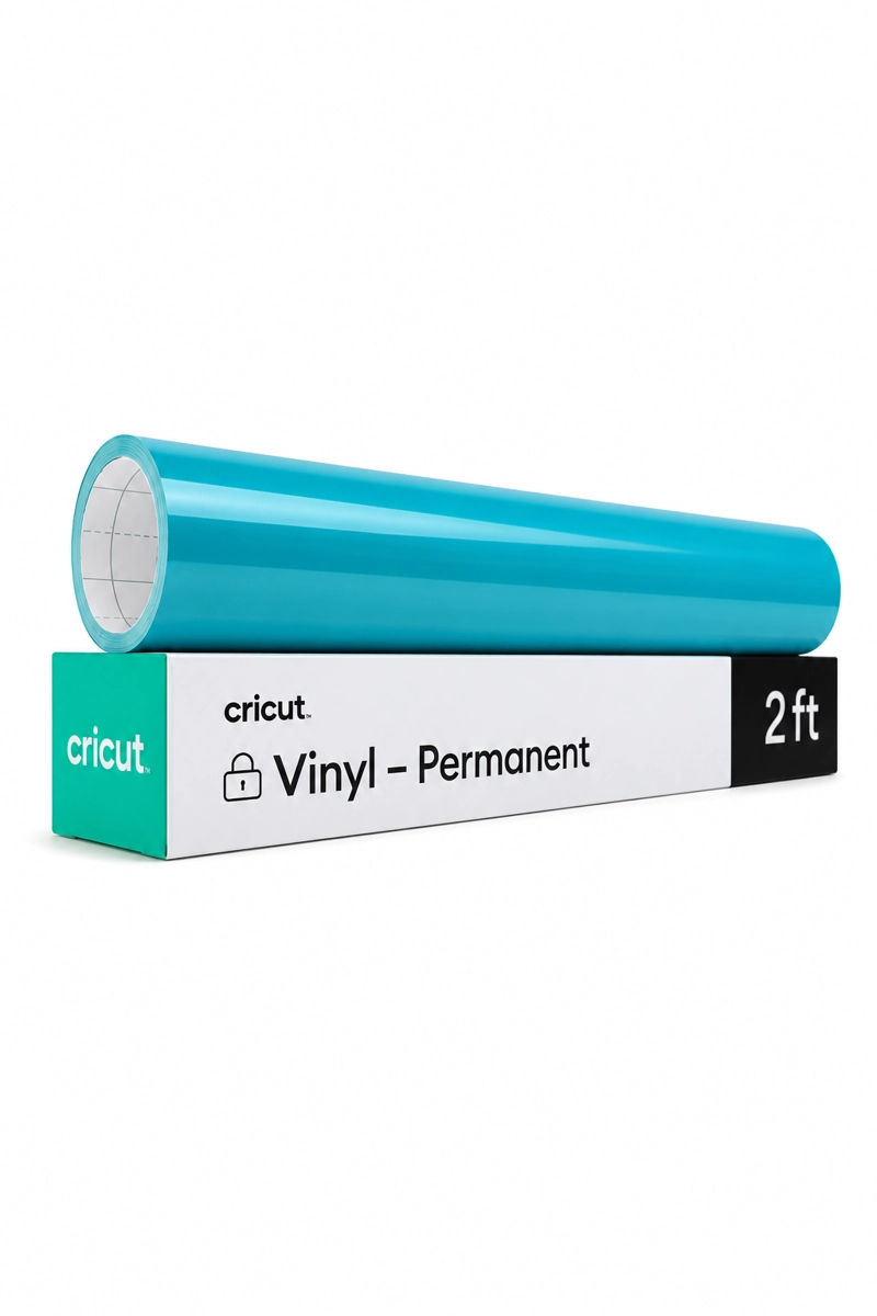 VINIL PERMANENTE TURQUESA-AZUL CALOR CRICUT 12X24 - 1