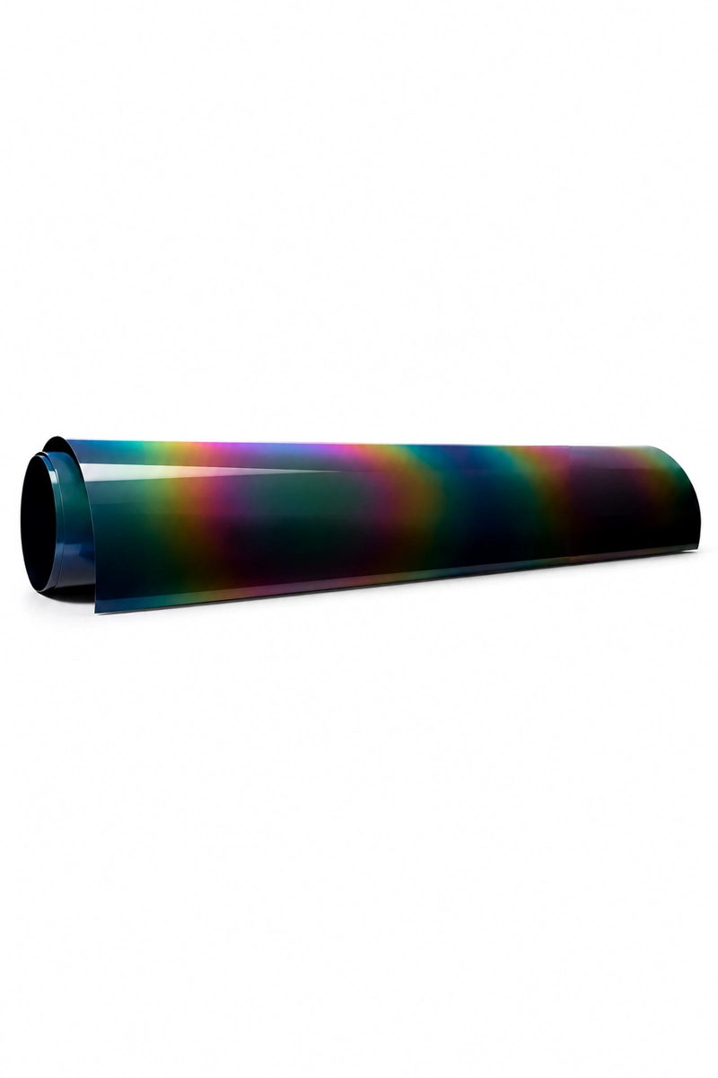 VINIL TEXTIL IRON-ON REFLECTIVO ARCOIRIS CRICUT 12X19 - 3