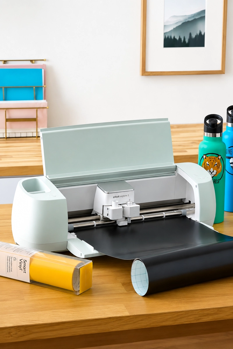 ADHESIVO DE VINILO INTELIGENTE PERMANENTE ROJO CRICUT - 3