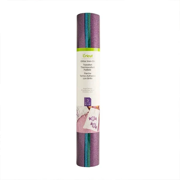 VINILO TE RMICO GLITTER IRON ON JEWELS MULTICOLOR CRICUT - 1