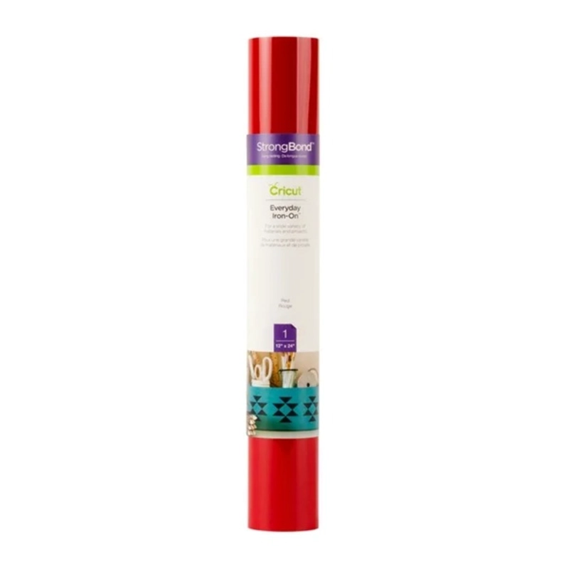 LAMINA DE TRANSFERENCIA TE RMICA ROJO CRICUT - 1