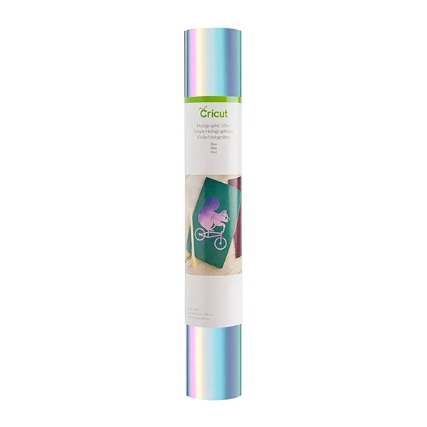 VINILO HOLOGRAFICO 12 X 48 IN AZUL CRICUT - 1
