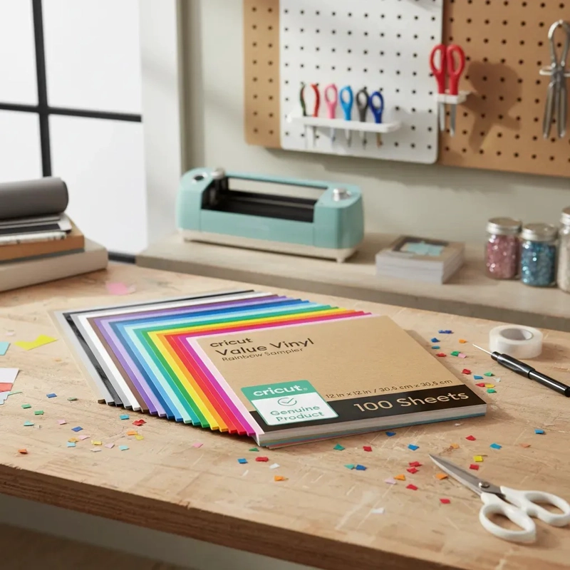 VINILO PROMOCIONAL 12 X 12 - 100 HOJAS MULTICOLOR CRICUT - 2