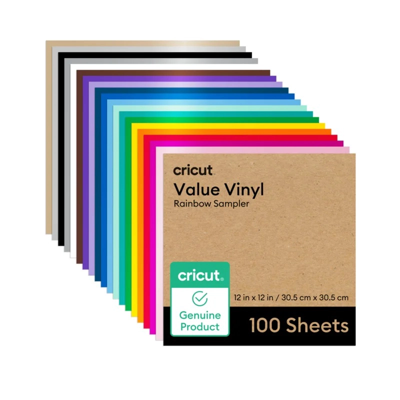 VINILO PROMOCIONAL 12 X 12 - 100 HOJAS MULTICOLOR CRICUT - 3