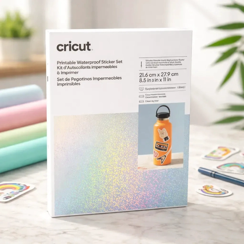 VINILO IMPRIMIBLE HOLOGRAFICO DE 21,6 CM X 27,9 CM CRICUT - 1