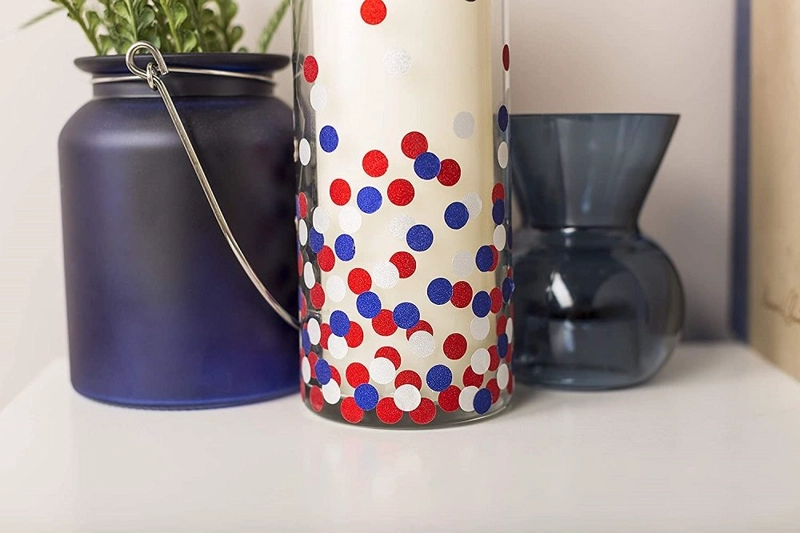 ROLLO DE VINILO GLITTER ROJO PARA PLOTTER CRICUT - 2