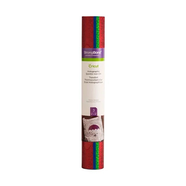 VINILO TEXTIL HOLOGRAFICO 30.5 X 30.5 CM MULTICOLOR CRICUT - 1
