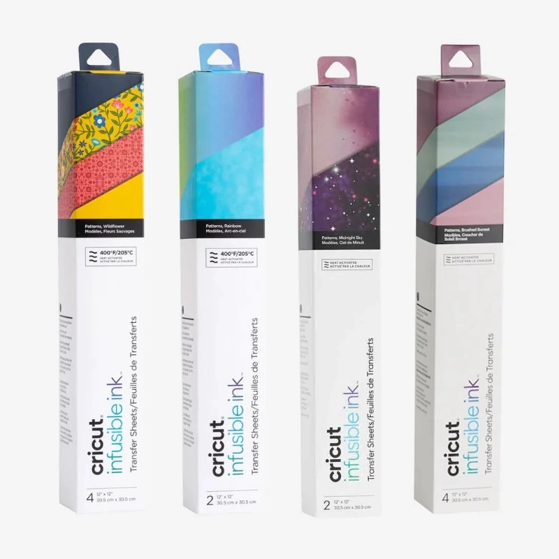 PATRONES DE HOJAS DE TRANSFERENCIA DE TINTA INFUSIBLE CRICUT - 2