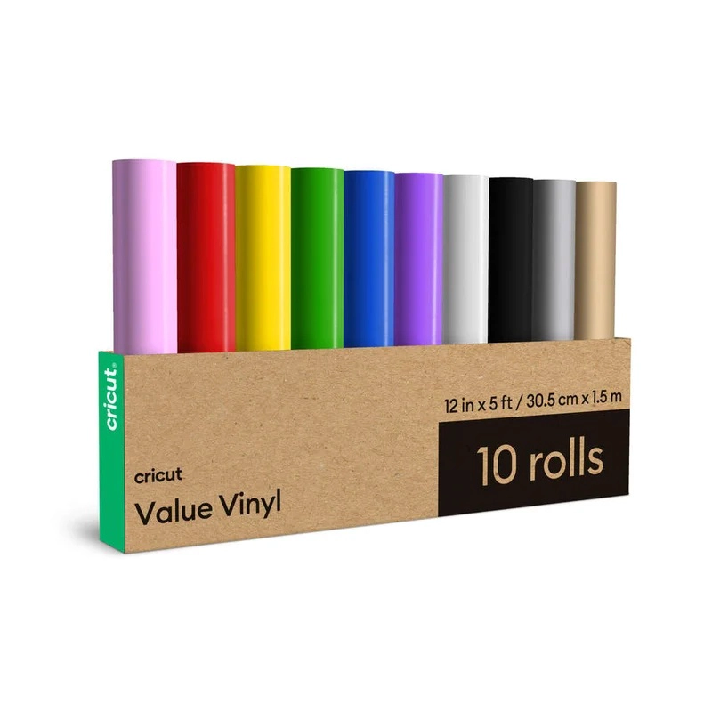 VINILO PROMOCIONAL 12 X 5 IN - 10 UND MULTICOLOR CRICUT - 1