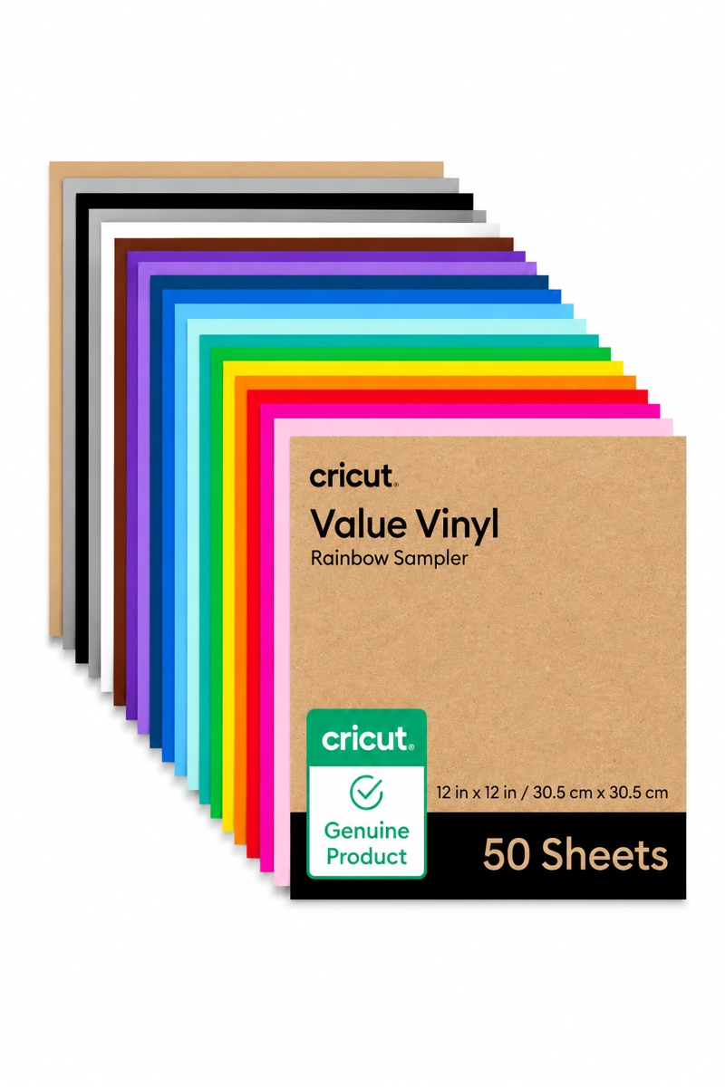 VINILO PROMOCIONAL 12 X 12 - 50 HOJAS MULTICOLOR CRICUT - 3