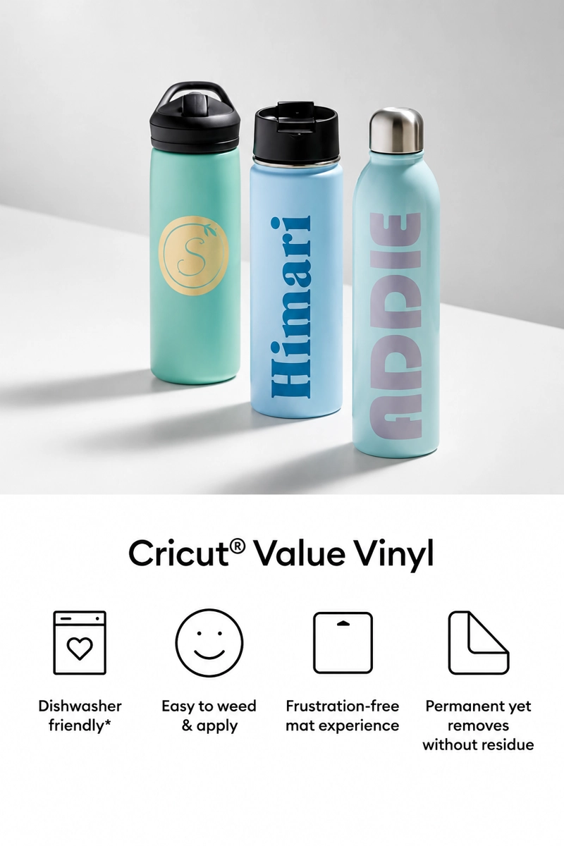 VINILO PROMOCIONAL 12 X 12 - 50 HOJAS MULTICOLOR CRICUT - 5