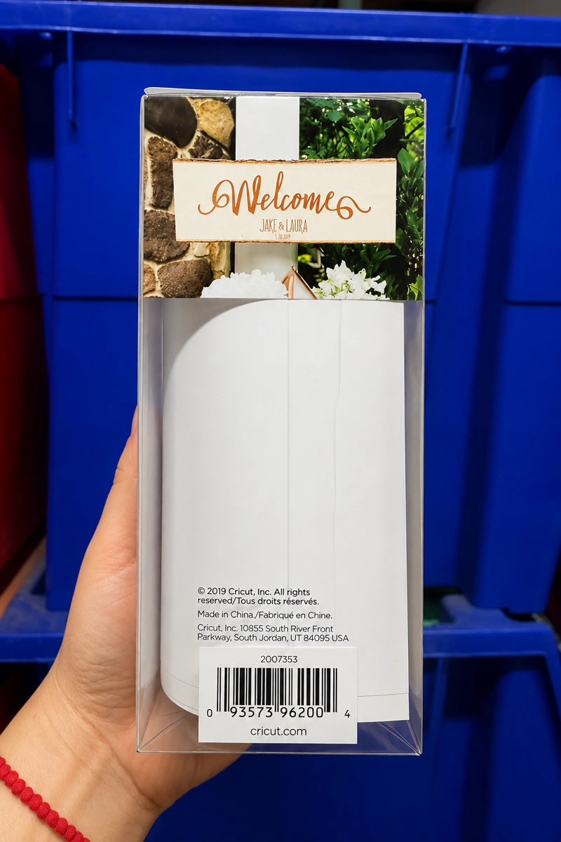 VINILO PERMANENTE GLOSSY BLANCO CRICUT - 2
